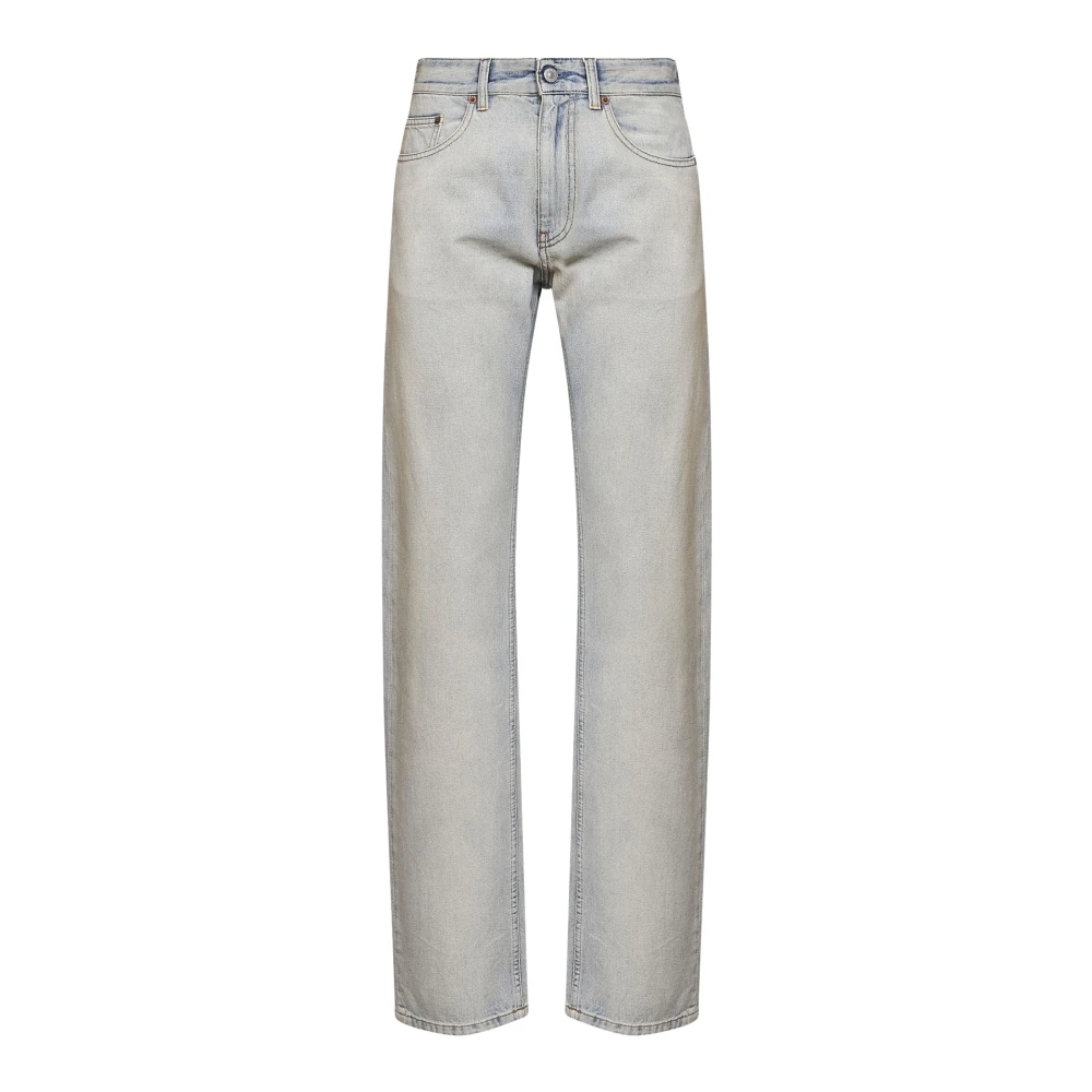 Mm6 Maison Margiela Straight Jeans - Female - Straight Fit Jeans - Blue - W26 - Jeans
