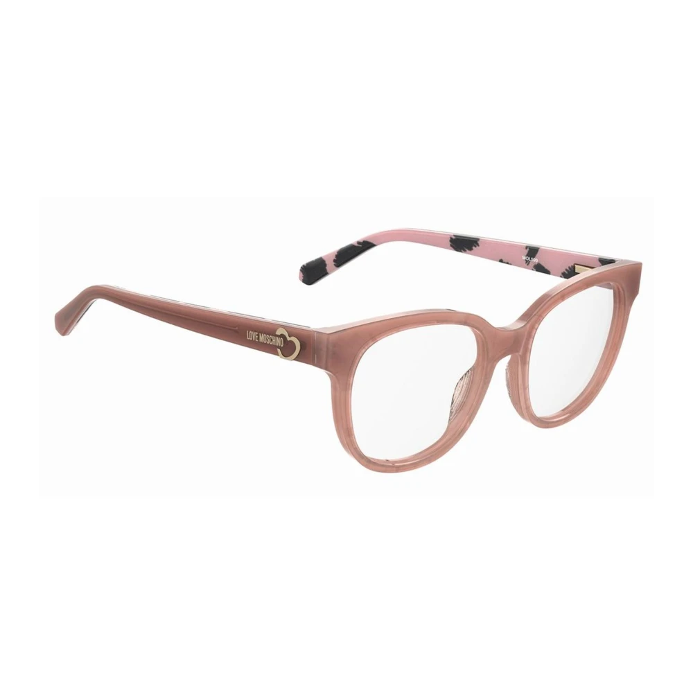 Love Moschino Oranje Acetaatframebril voor vrouwen Orange Dames