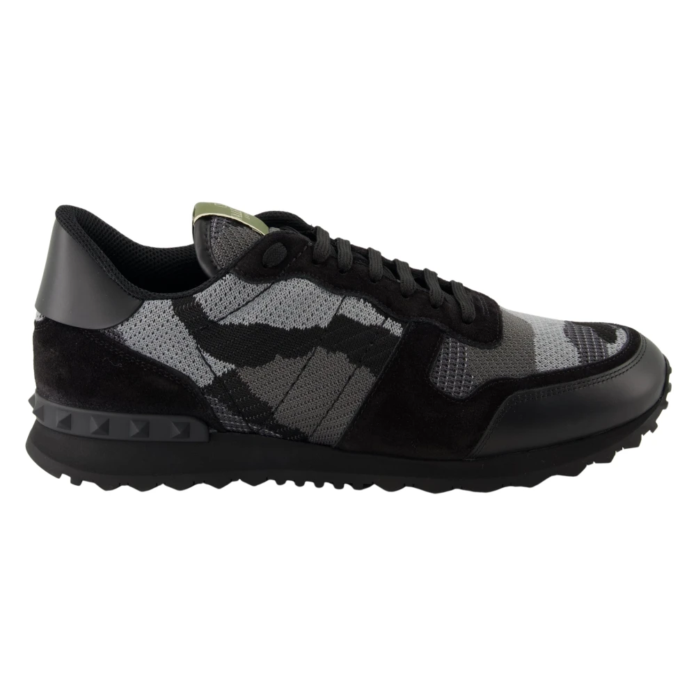 Valentino Garavani Men's Black Camouflage Rockrunner Baskets