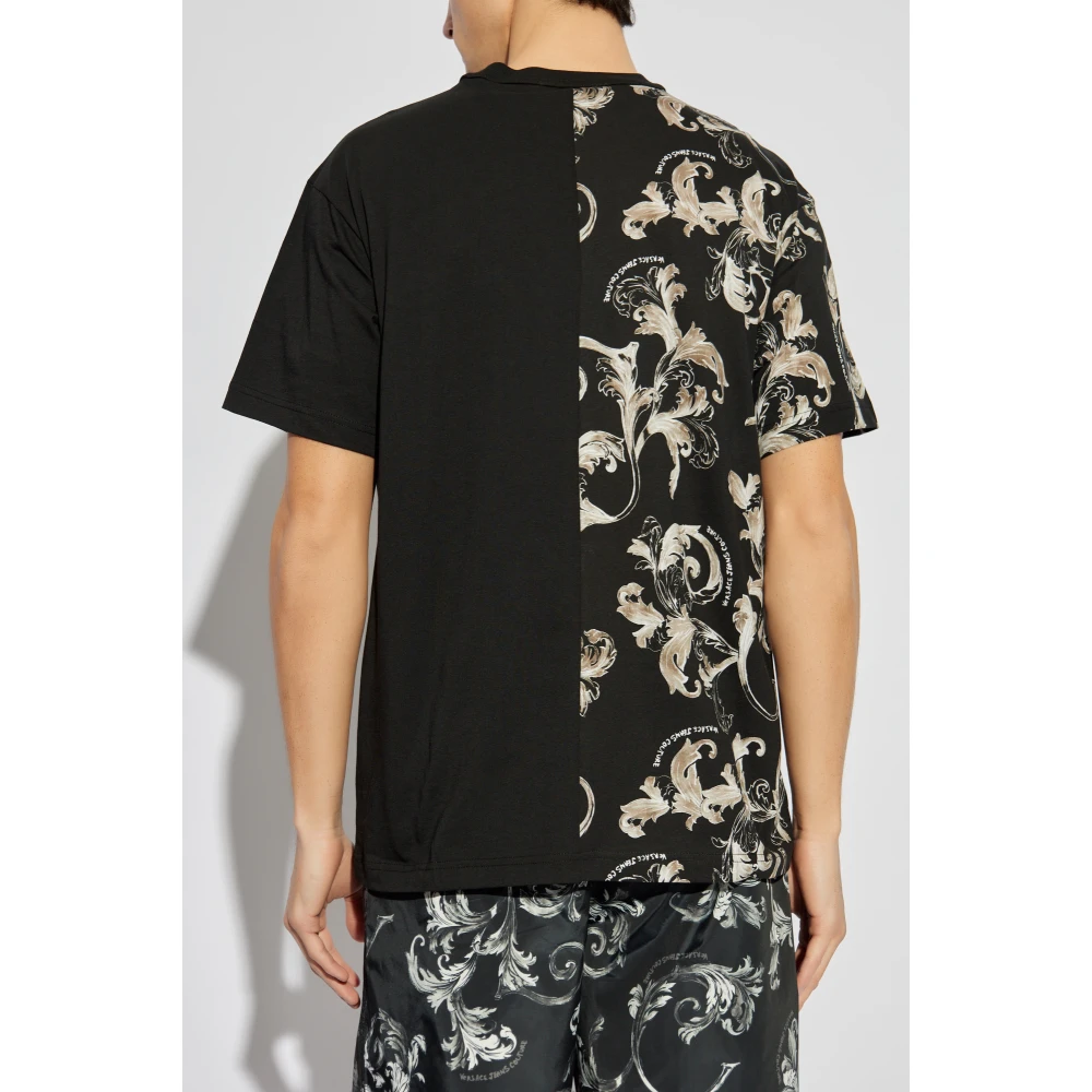 Versace Jeans Couture T-shirt met zak Black Heren