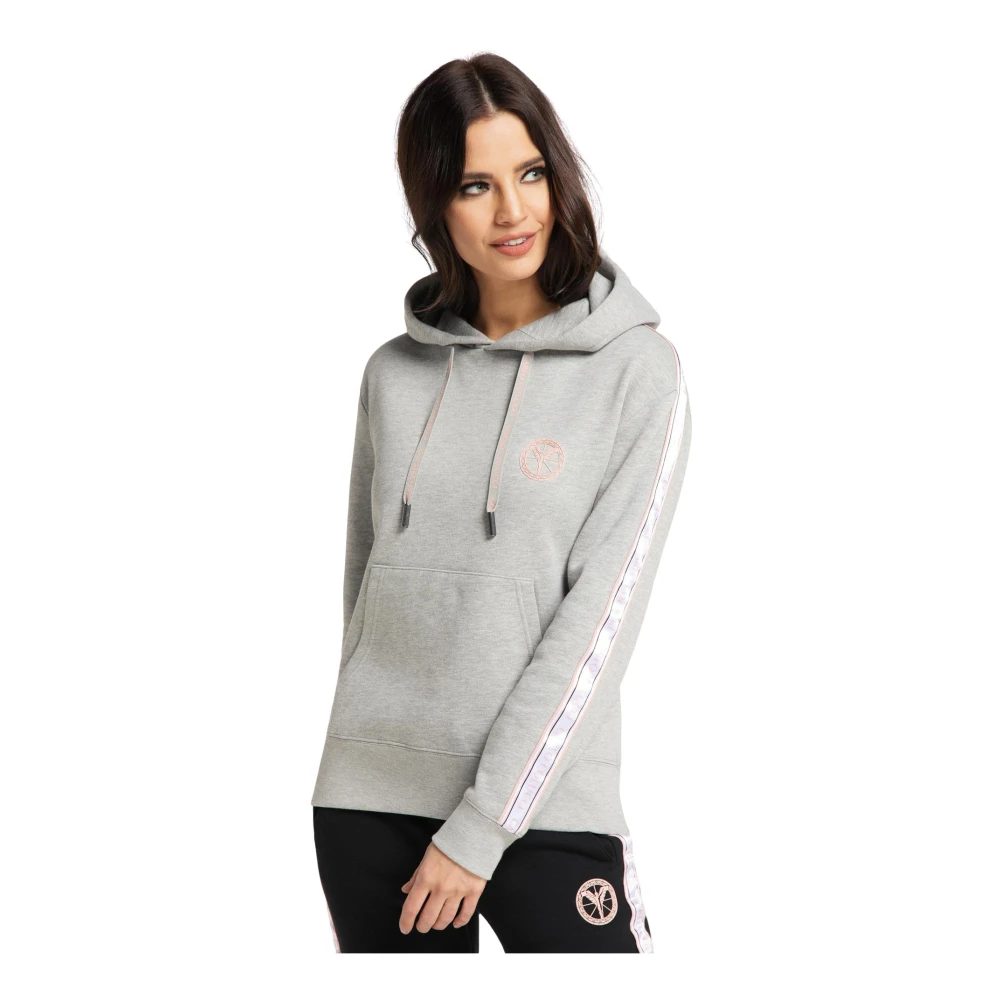 Carlo Colucci Women's Gray Unique Artistic Sweatshirts Hoodies - Hoodies - L - Sweatshirts & Hoodies