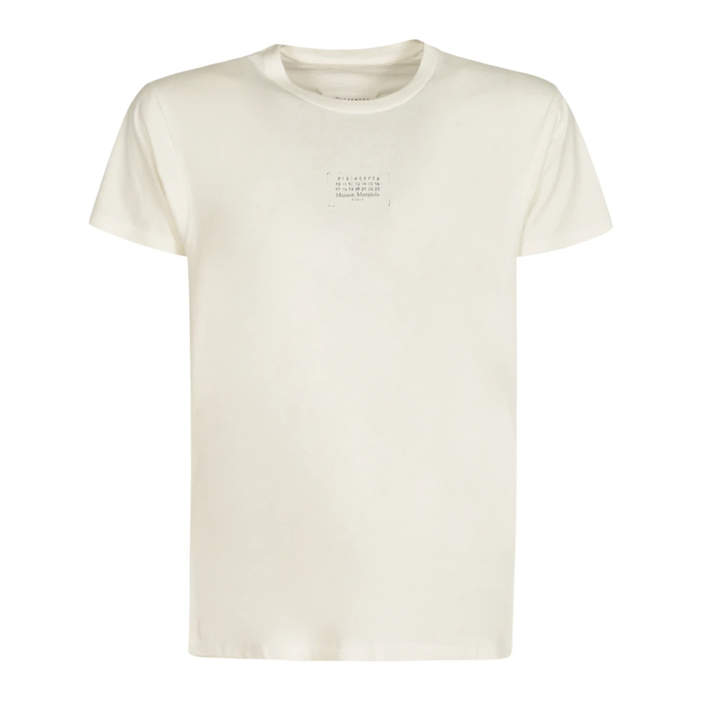 Maison Margiela Stijlvolle T-shirts en Polos Beige Heren