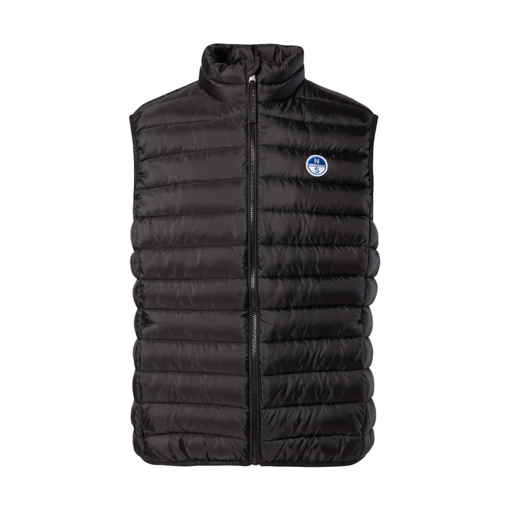 North Sails Zwarte Mouwloze Trui Skye Black Heren
