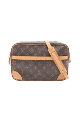 Pre-owned Trocadero 27 Monogram Coated Canvas Axelremsväska