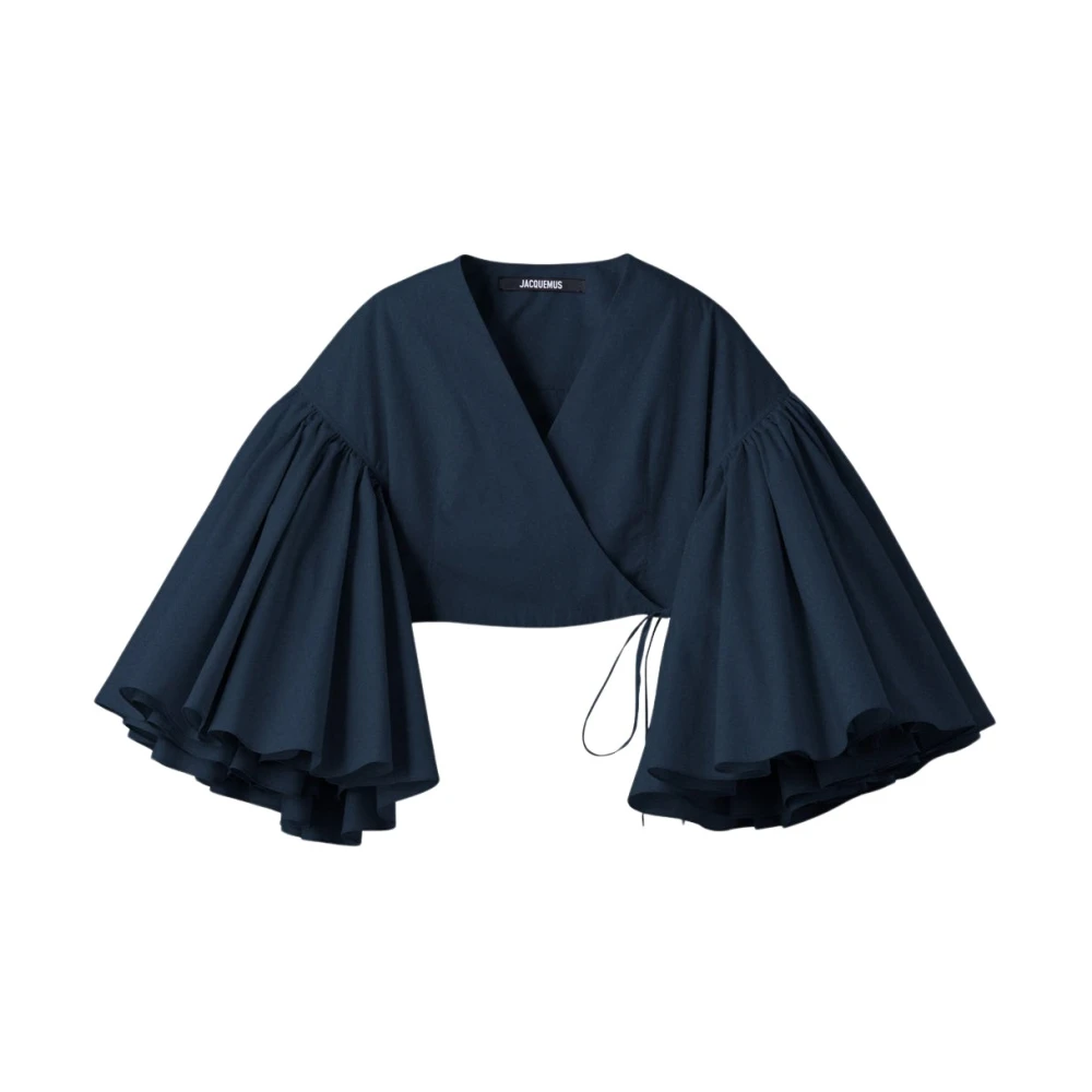 Jacquemus Blue Blouses, Female, Xs, Tops