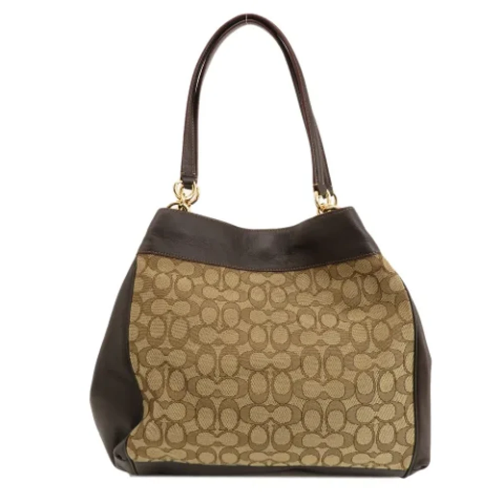 Coach Pre-owned Fabric totes Beige Dames