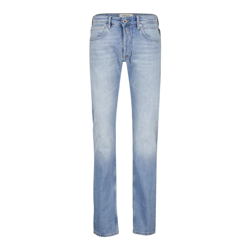 Replay Uomo Blu - Grover Slim-Fit Jeans - Jeans - W38 L32