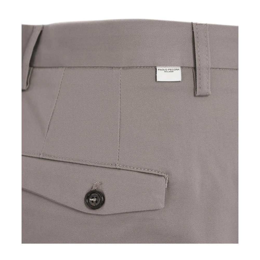 Paolo Pecora Trousers Gray Heren