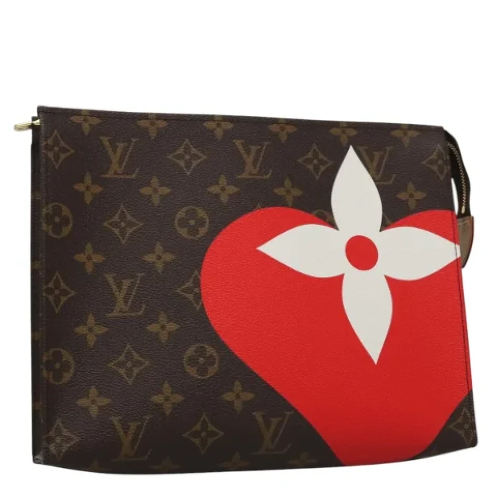 Louis Vuitton Vintage Pre-owned Canvas pouches Brown Dames