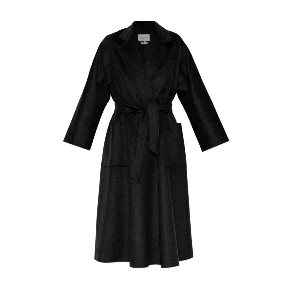 Max Mara , Belted Coats, Female, Black, Xs, Ludmilla Coat