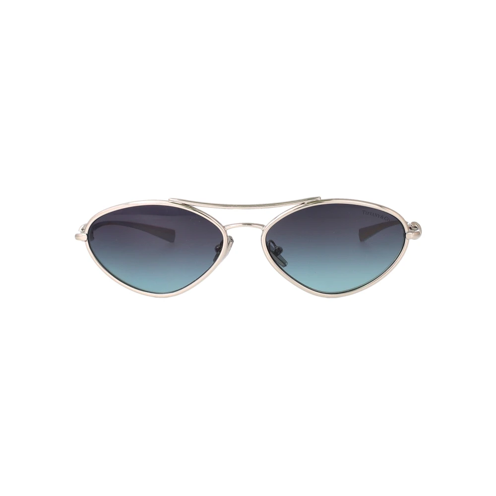 Tiffany Silver Tf3117 60012G Woman Sunglasses Metal Geometric Normal Nuanced - Image 2