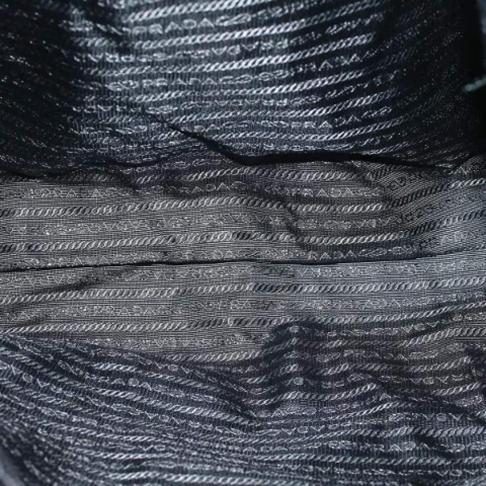 Prada Vintage Pre-owned Fabric totes Black Dames