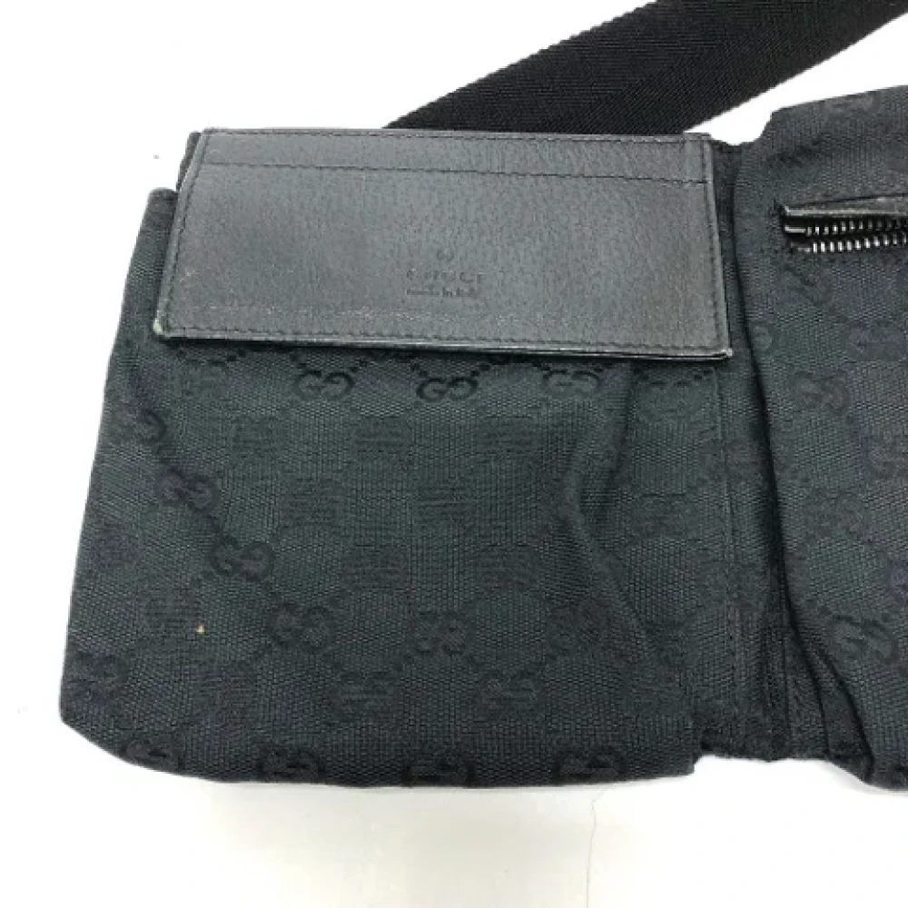 Gucci Vintage Pre-owned Canvas gucci-bags Black Heren