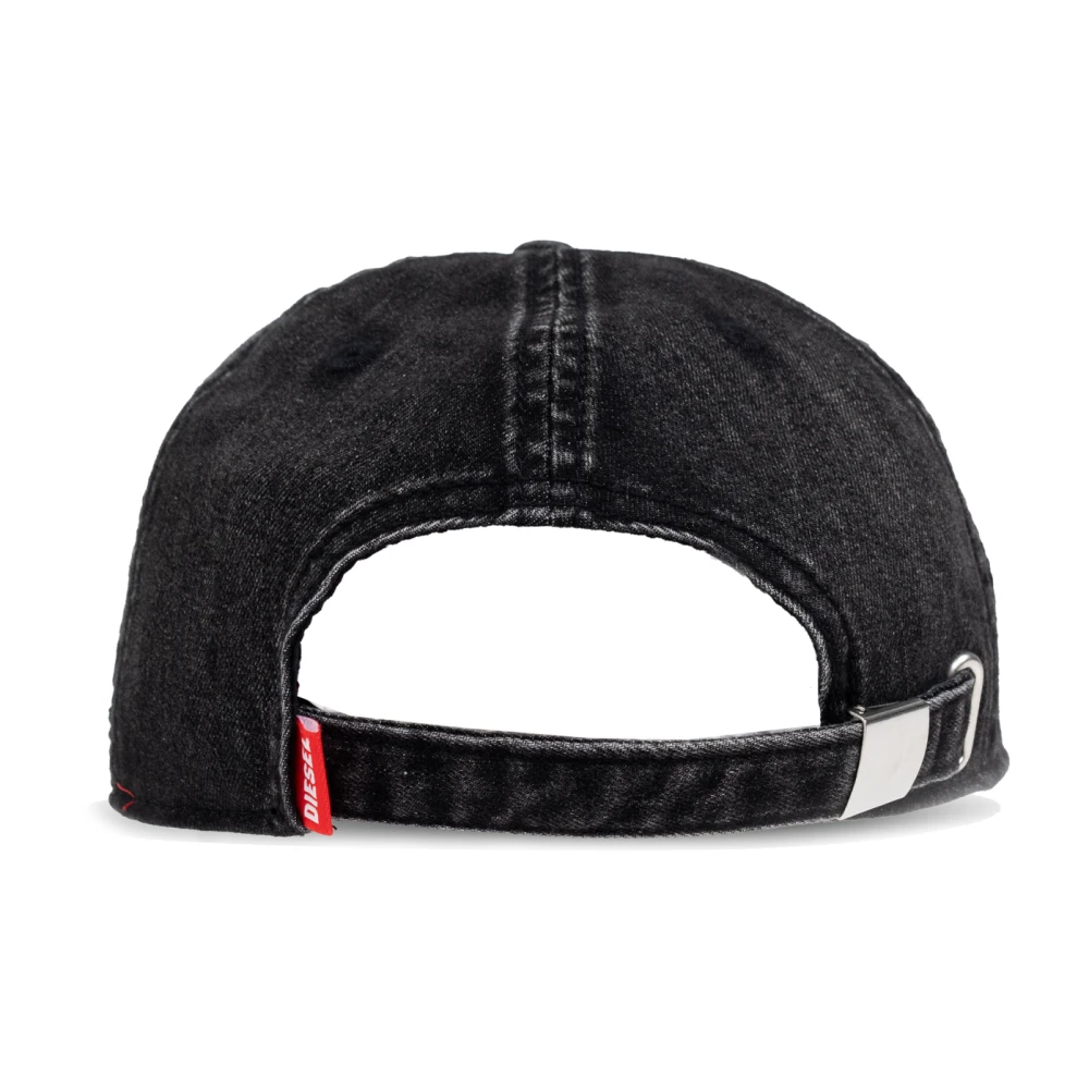 Diesel Baseball cap 'C-Ewan-Plak' Black Heren