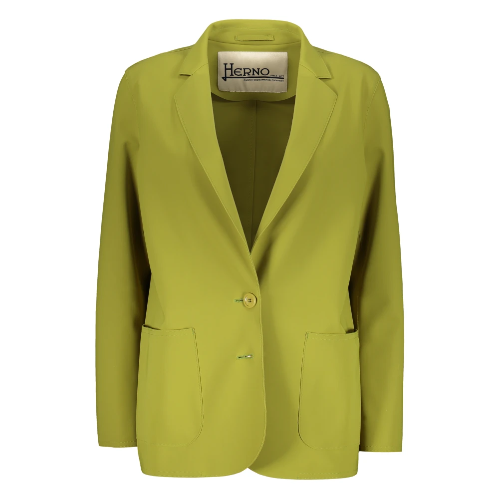 Herno - Jackets > Blazers - Green - Herno - Modalova