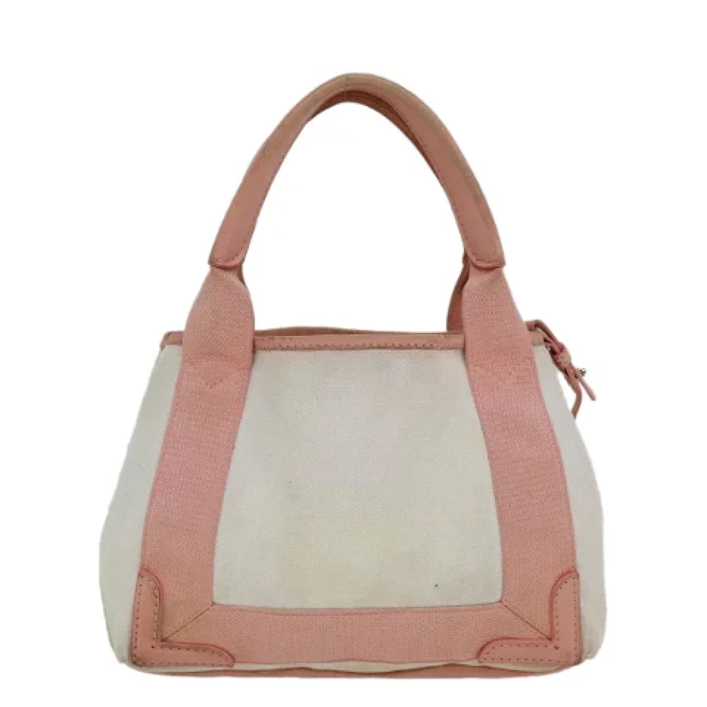 Balenciaga Vintage Pre-owned Canvas handbags Pink Dames