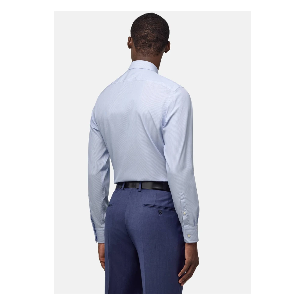 Boggi Milano Ultimate Non-Iron Shirt Blue Heren