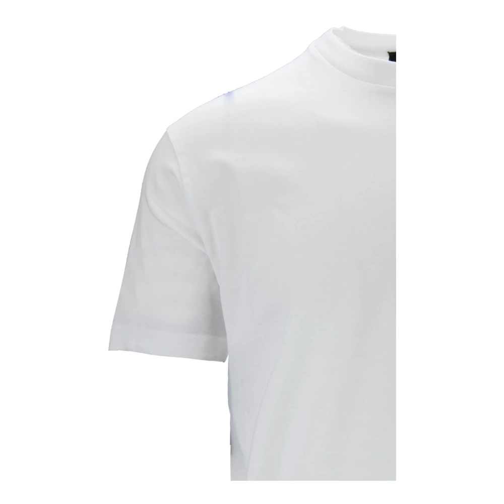 Dsquared2 Heren Grafische Print Katoenen T-Shirt White Heren