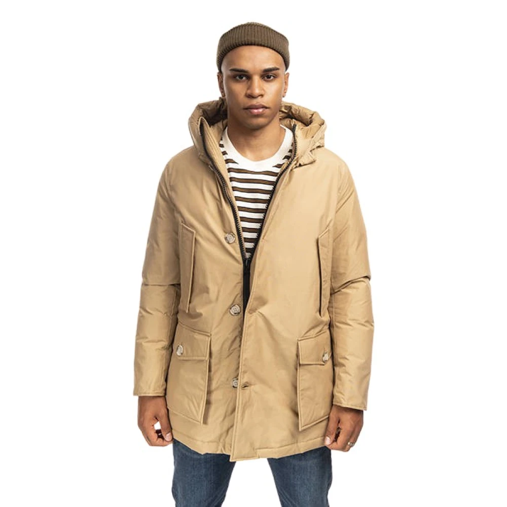 Woolrich Winterjas Beige Heren