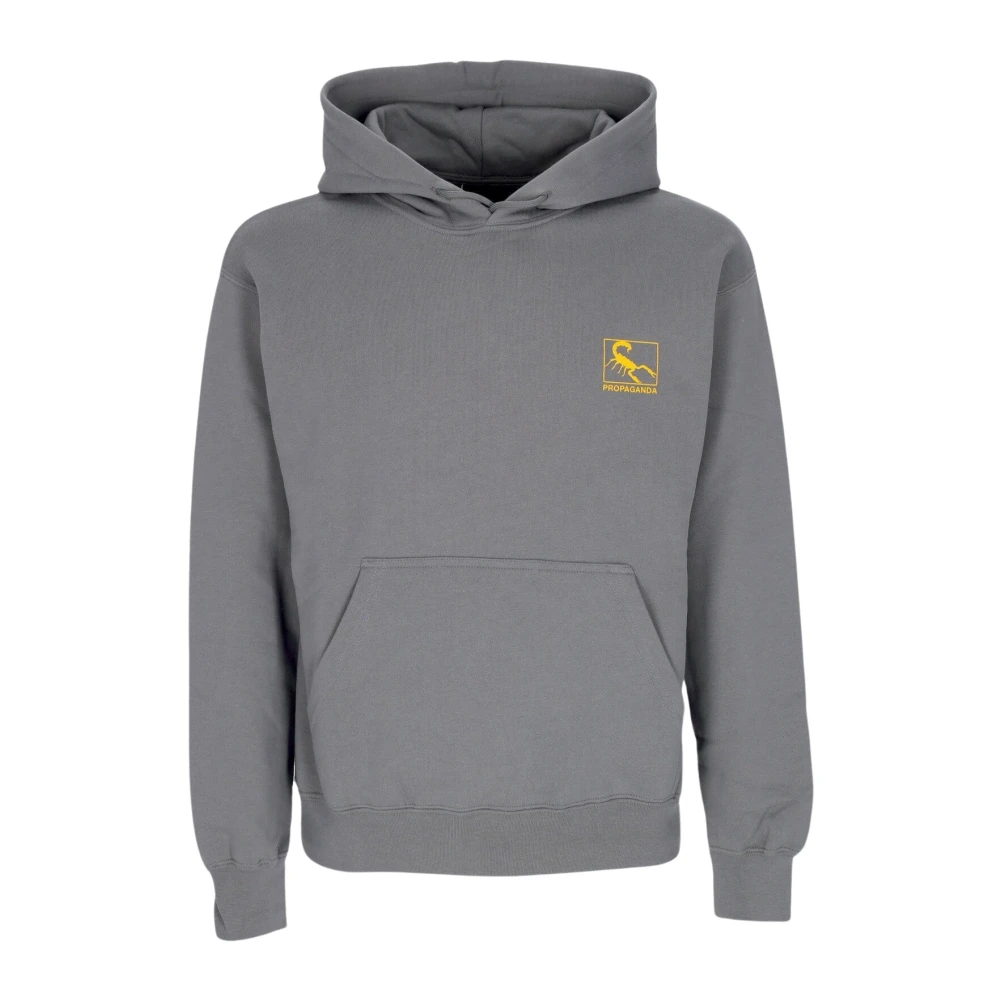 Propaganda Grijze Hoodie Mannen Lange Mouw Gray Heren