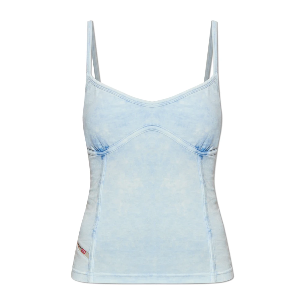 Diesel Donna Blu Top, Xs, New,