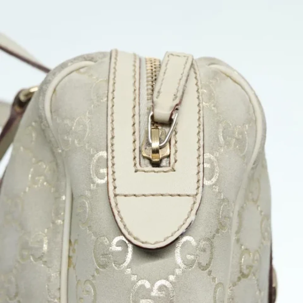 Gucci Vintage Pre-owned Canvas gucci-bags White Dames