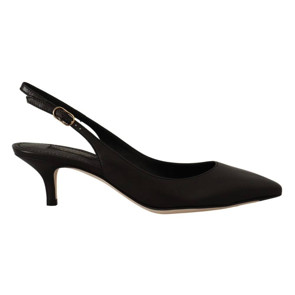 Dolce & Gabbana Women's Black Pumps, 3 1/2 Uk, Slingback Pumps