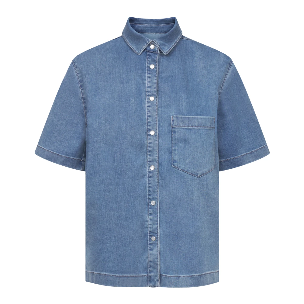 Blouses & Shirts > Denim Shirts - - Raffaello Rossi - Modalova