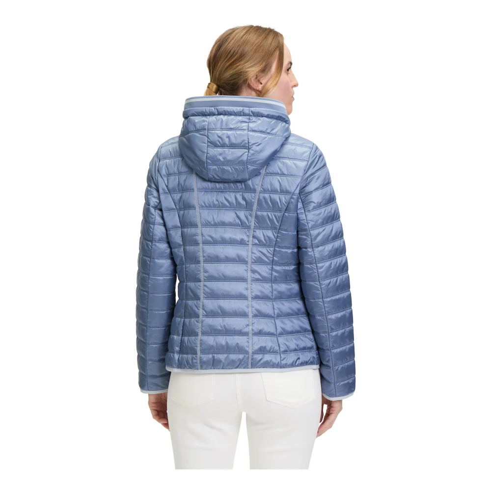 Betty Barclay Gewatteerde jas met afneembare capuchon Blue Dames