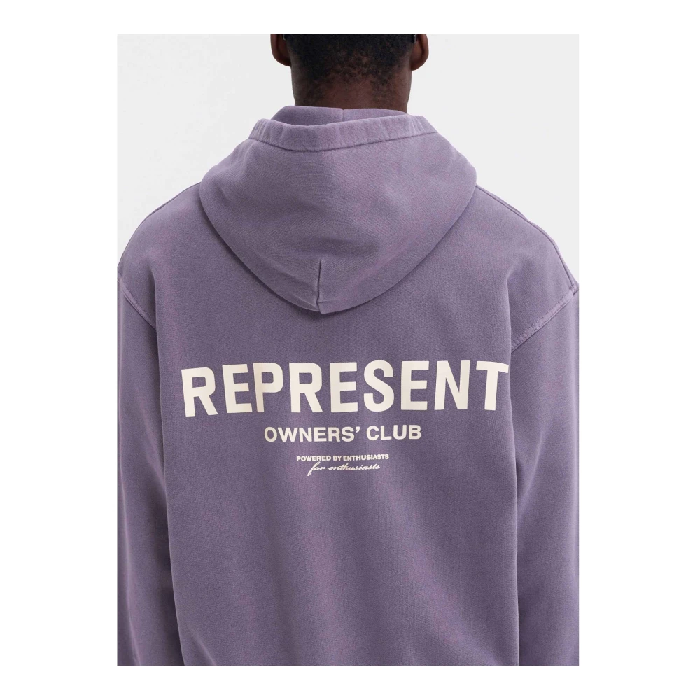 Represent Owners Club Hoodie Purple Heren