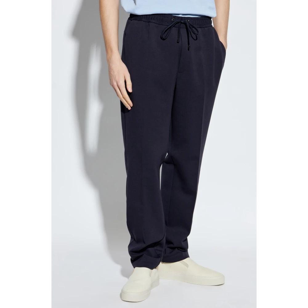 Moncler Katoenen broek Blue Heren