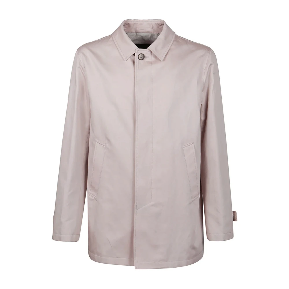 Herno Pink Single-Breasted Coat - Male - Single-Breasted Coats - 2XL - Coats