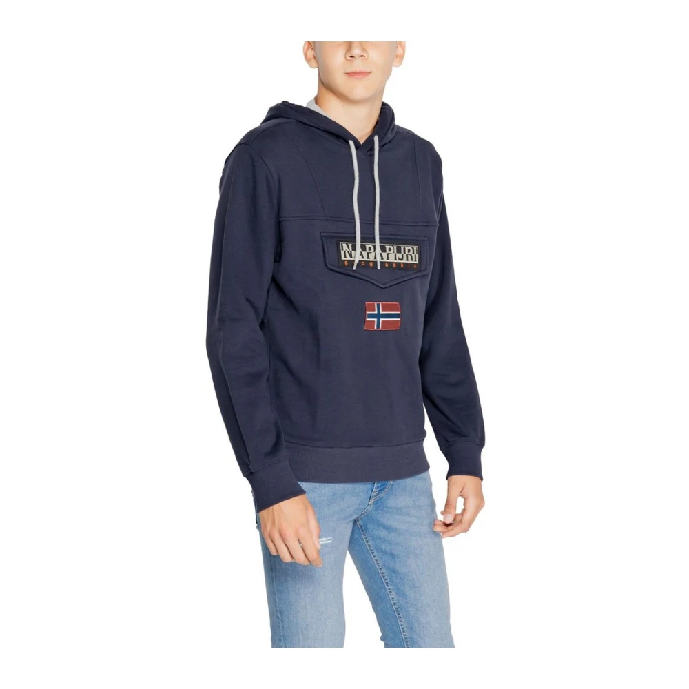 Napapijri Gemengde trui voor mannen Herfst Winter collectie Blue Heren