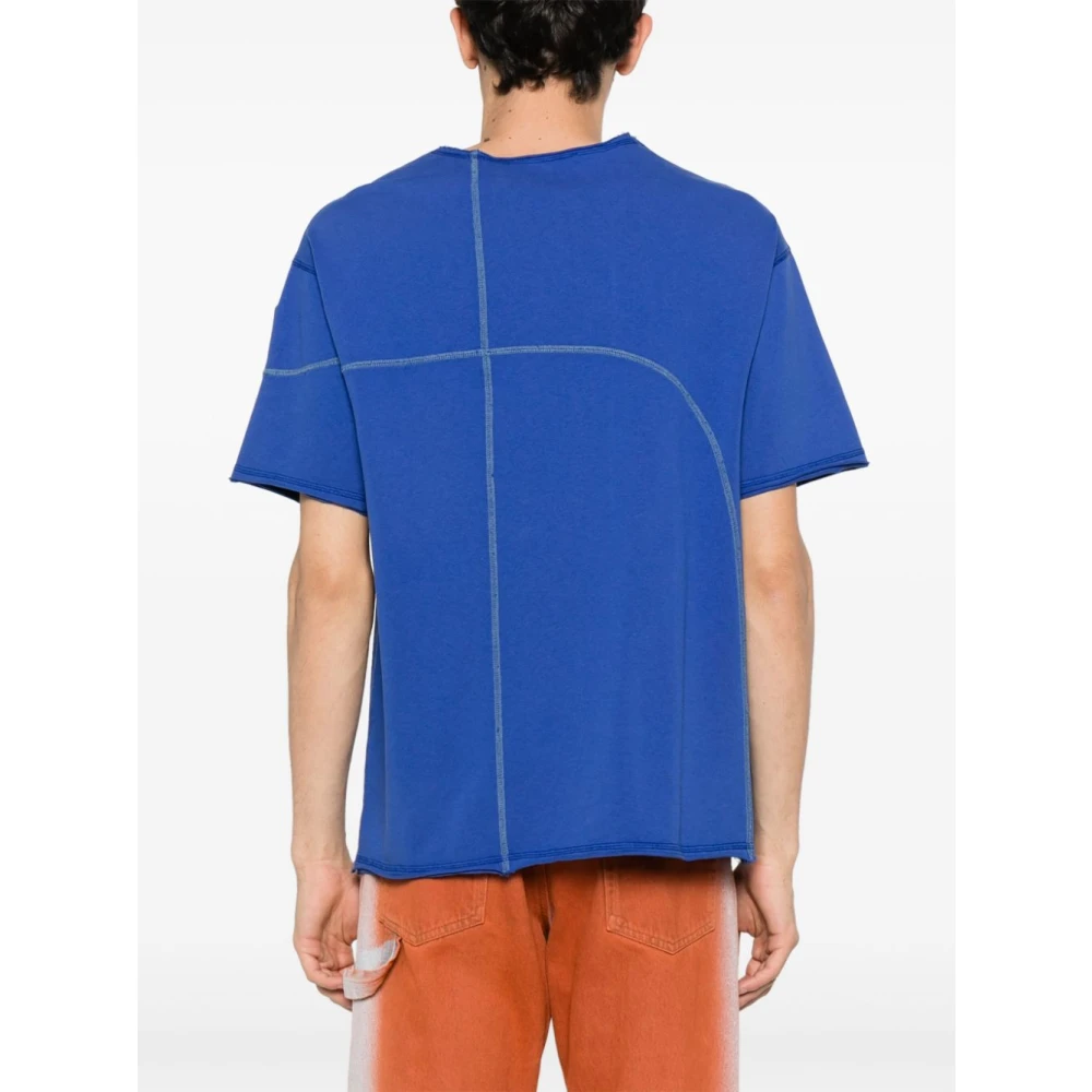 A-Cold-Wall Intersect Seam Detail T-Shirt Blue Heren