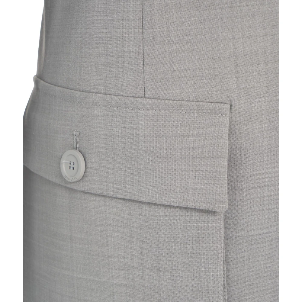 Semicouture Chique Grijze Blazer voor Vrouwen Gray Dames