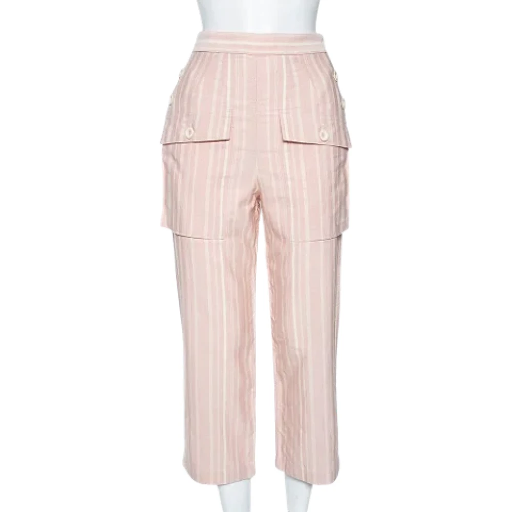 Chloé Pre-owned Cotton bottoms Pink Dames