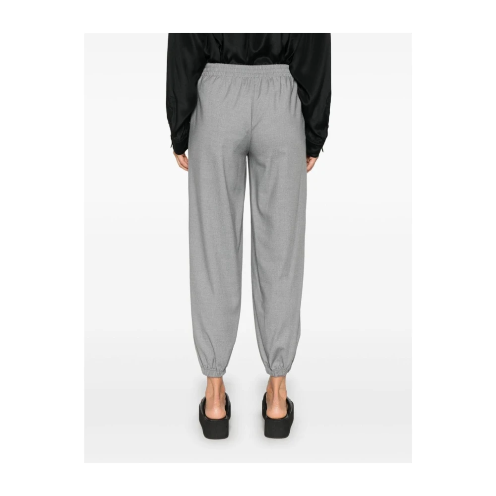 Twinset Grijze Broek met Elastische Tailleband Gray Dames