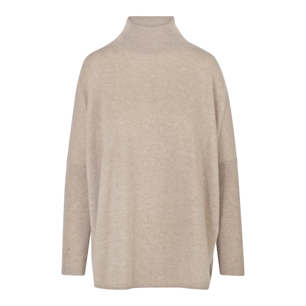 Absolut Cashmere Kasjmier Coltrui Poncho Trui Yellow Dames