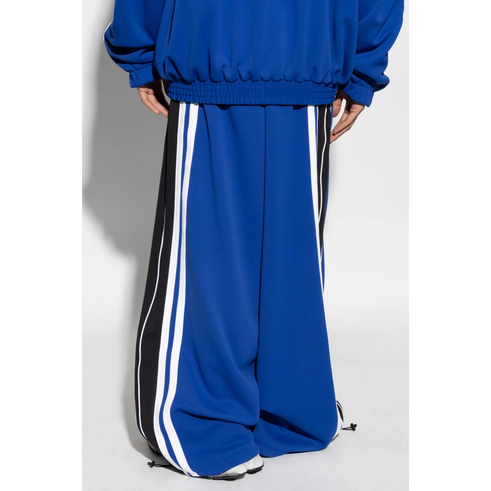 Vetements Logo broek Blue Heren