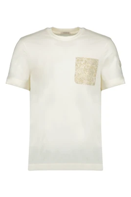 T-shirt i bomull med paisley-tryck
