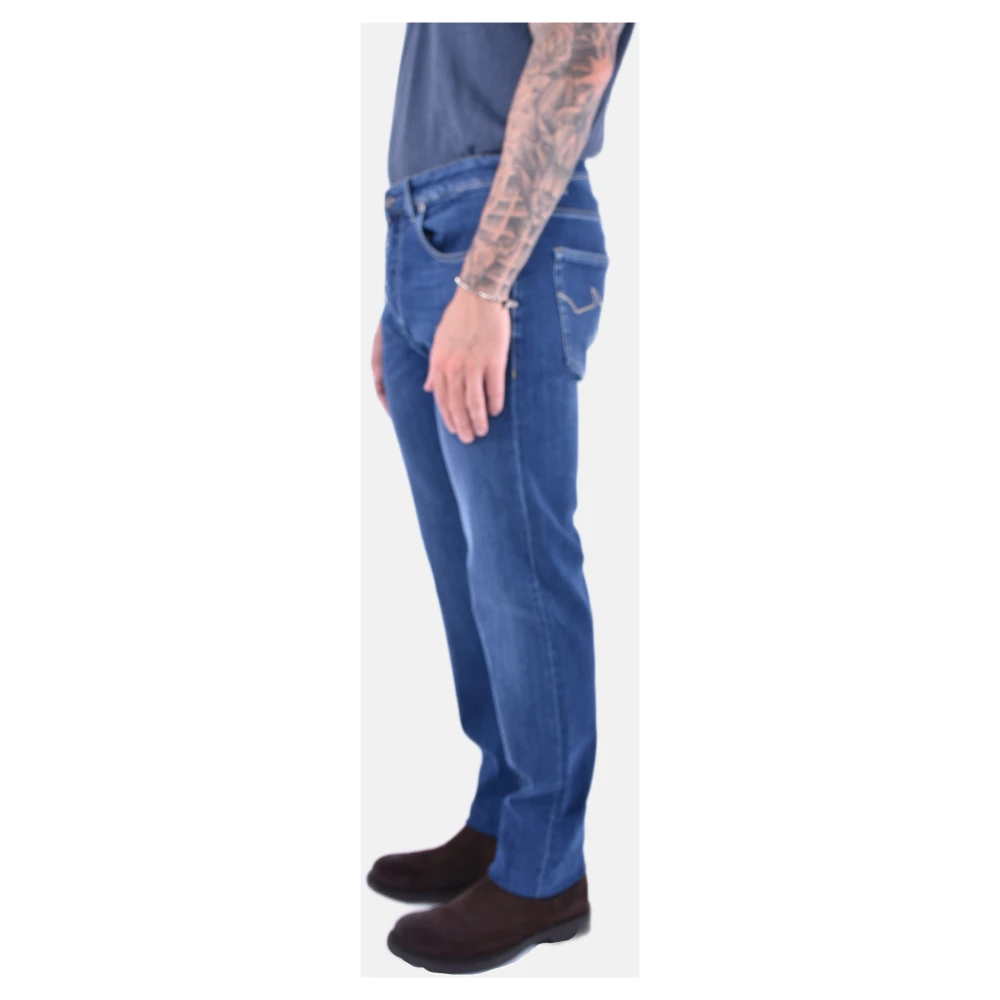 PAUL & SHARK Slim-Fit Stretch Skinny Jeans Blue Heren