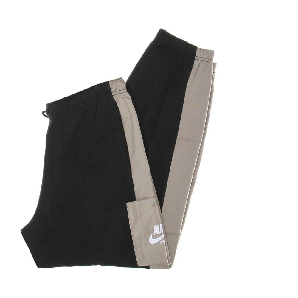 Nike Zwarte Fleece Trainingspak Jogger Broek Black Dames