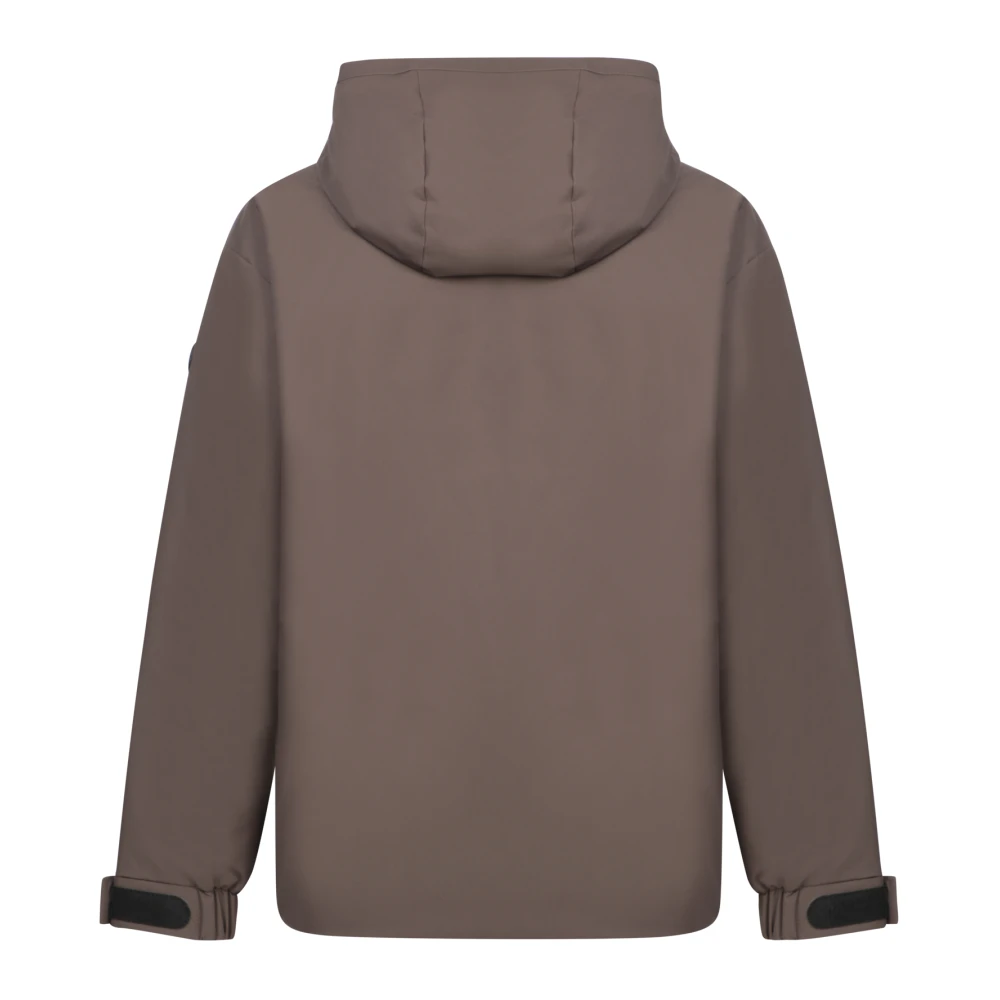 Moncler Verstelbare capuchon bruine jas Brown Heren