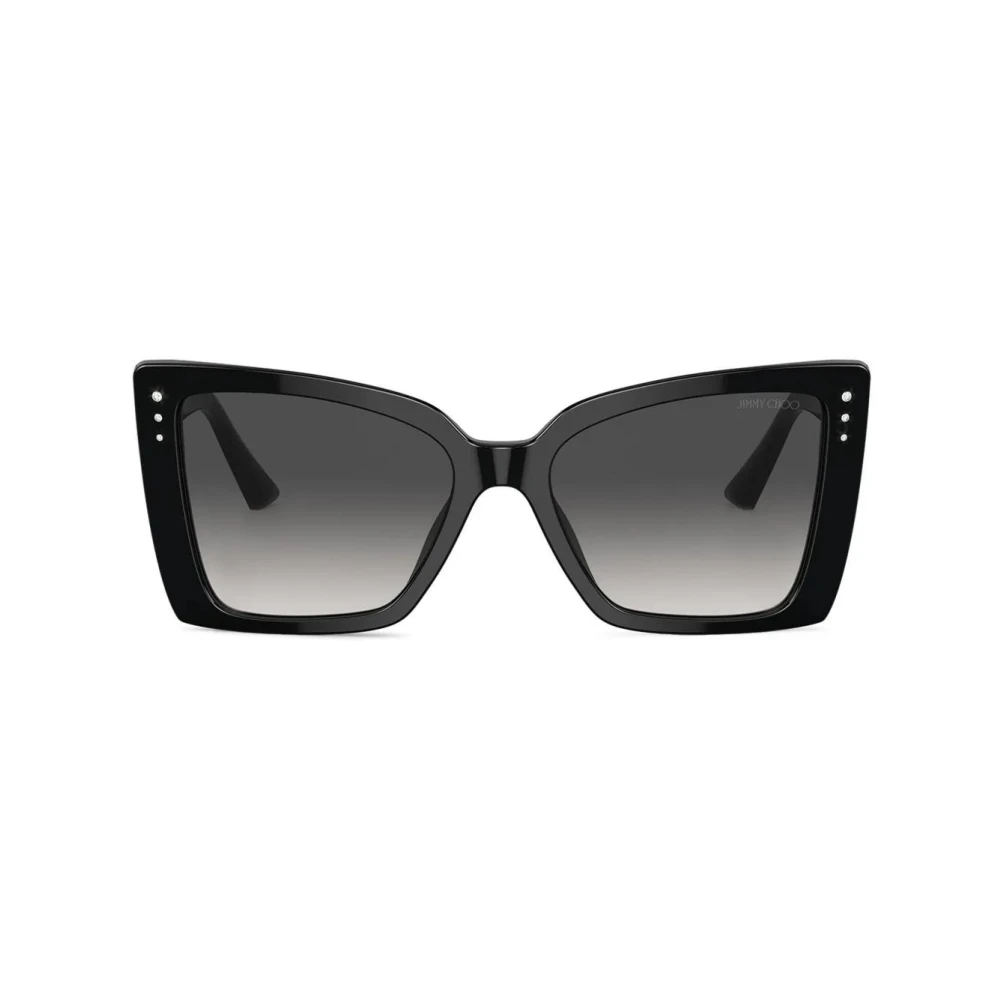 Jimmy Choo Women's Black/Grey Jc5001b 50008G Woman Sunglasses Acetate Butterfly Normal Shaded - Image 6