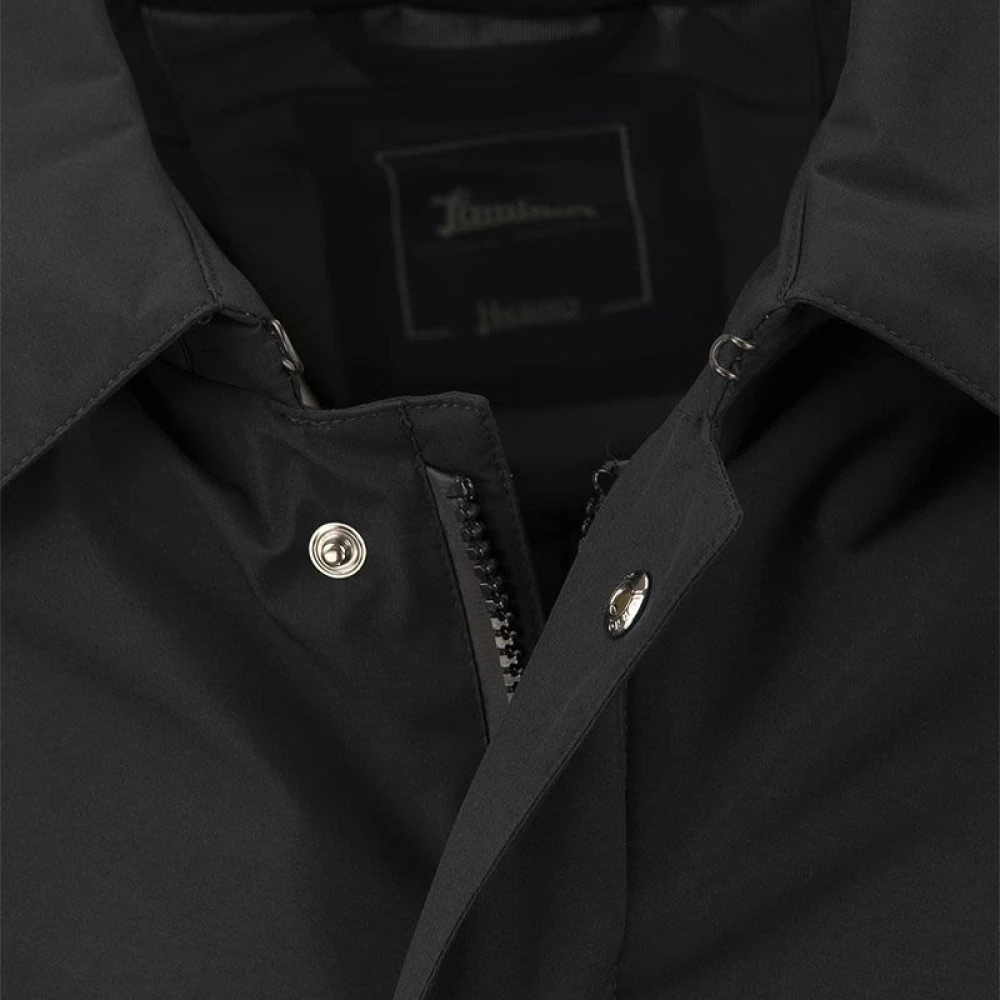 Herno Winddichte Waterdichte Ademende Jas Black Heren