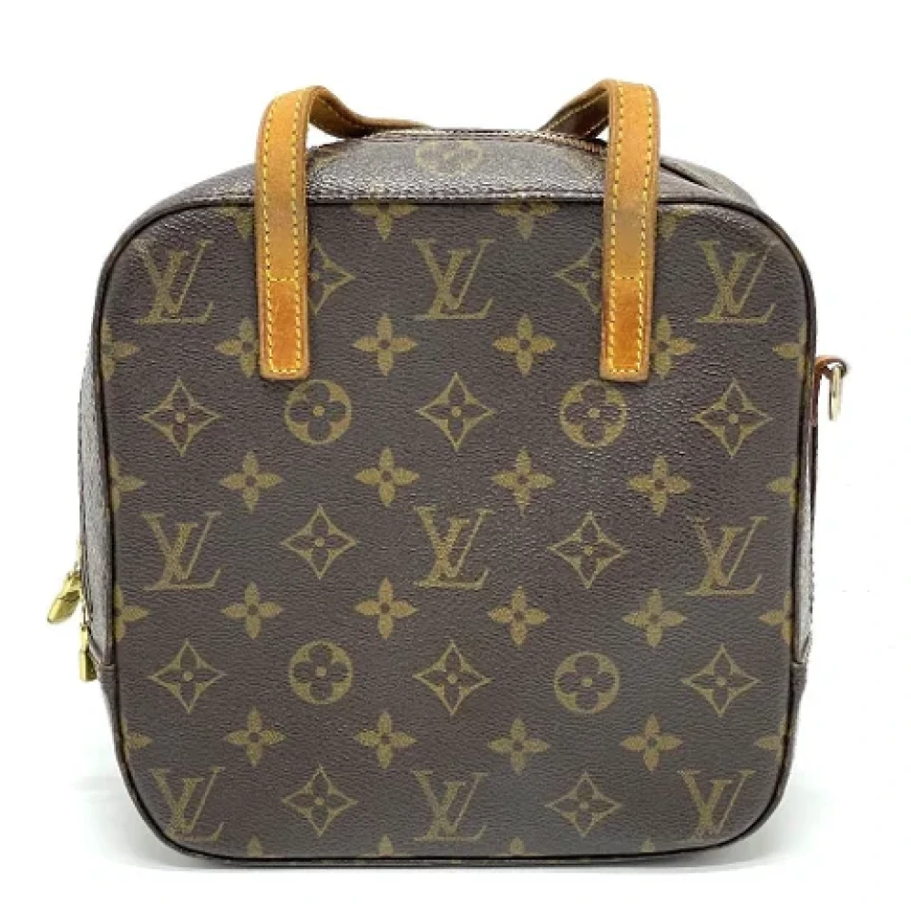 Louis Vuitton Vintage Pre-owned Cotton louis-vuitton-bags Brown Dames