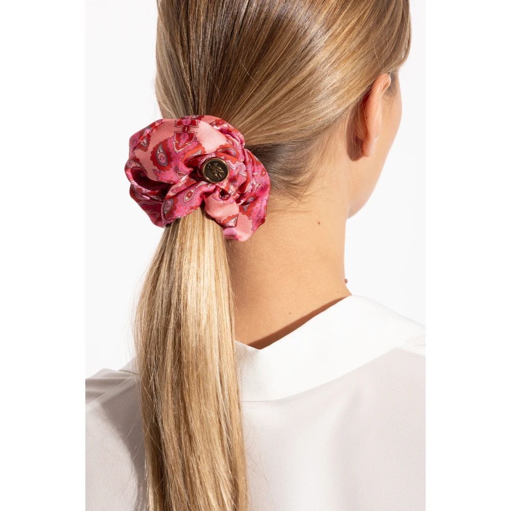 ETRO Zijden haar scrunchie Pink Dames