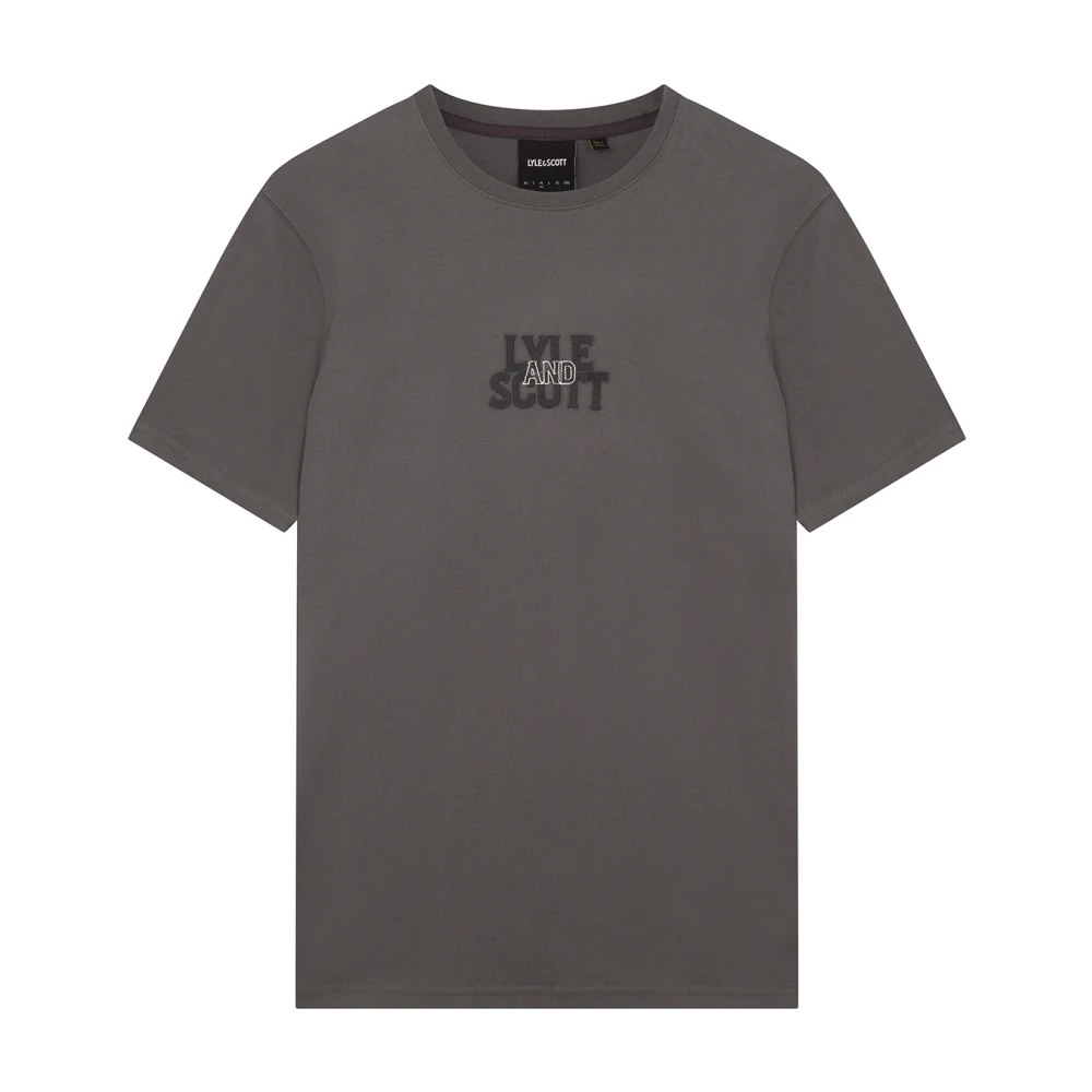 Lyle & Scott Varsity Geborduurd T-shirt Gray Heren