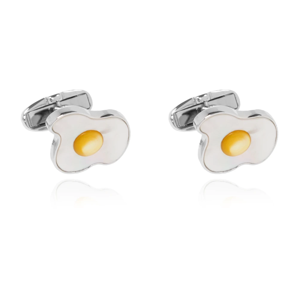 Paul Smith Manchetknopen met eiermotief Gray Heren