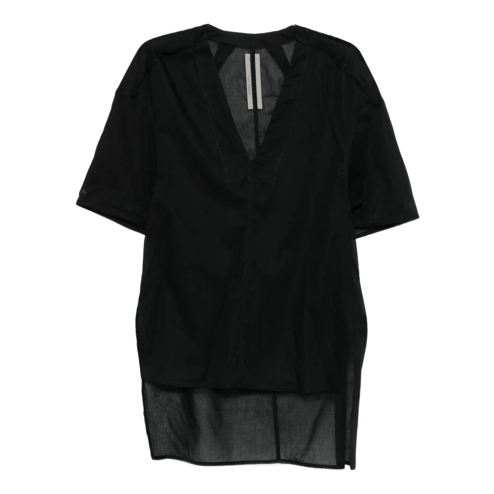 Rick Owens Women's Black Blouses, M, Island Top